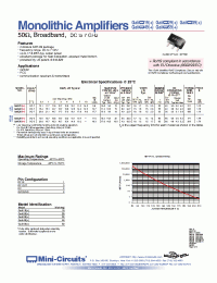 Datasheet GALI-49+ manufacturer Mini-Circuits